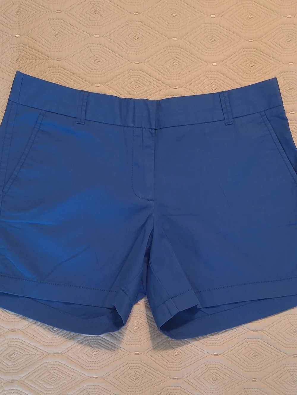 J. Crew Broken-in Chino Shorts  Royal Blue Size 8